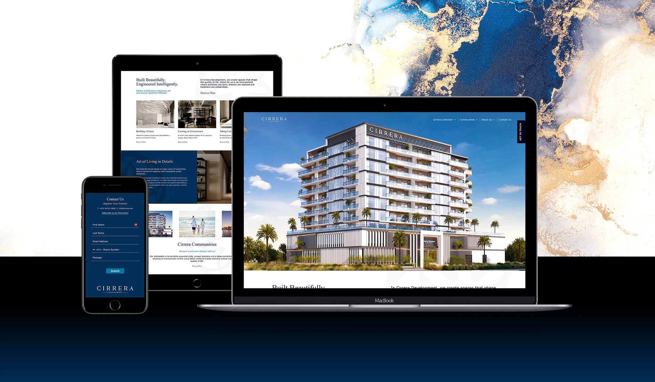 Cirrera Development website preview
