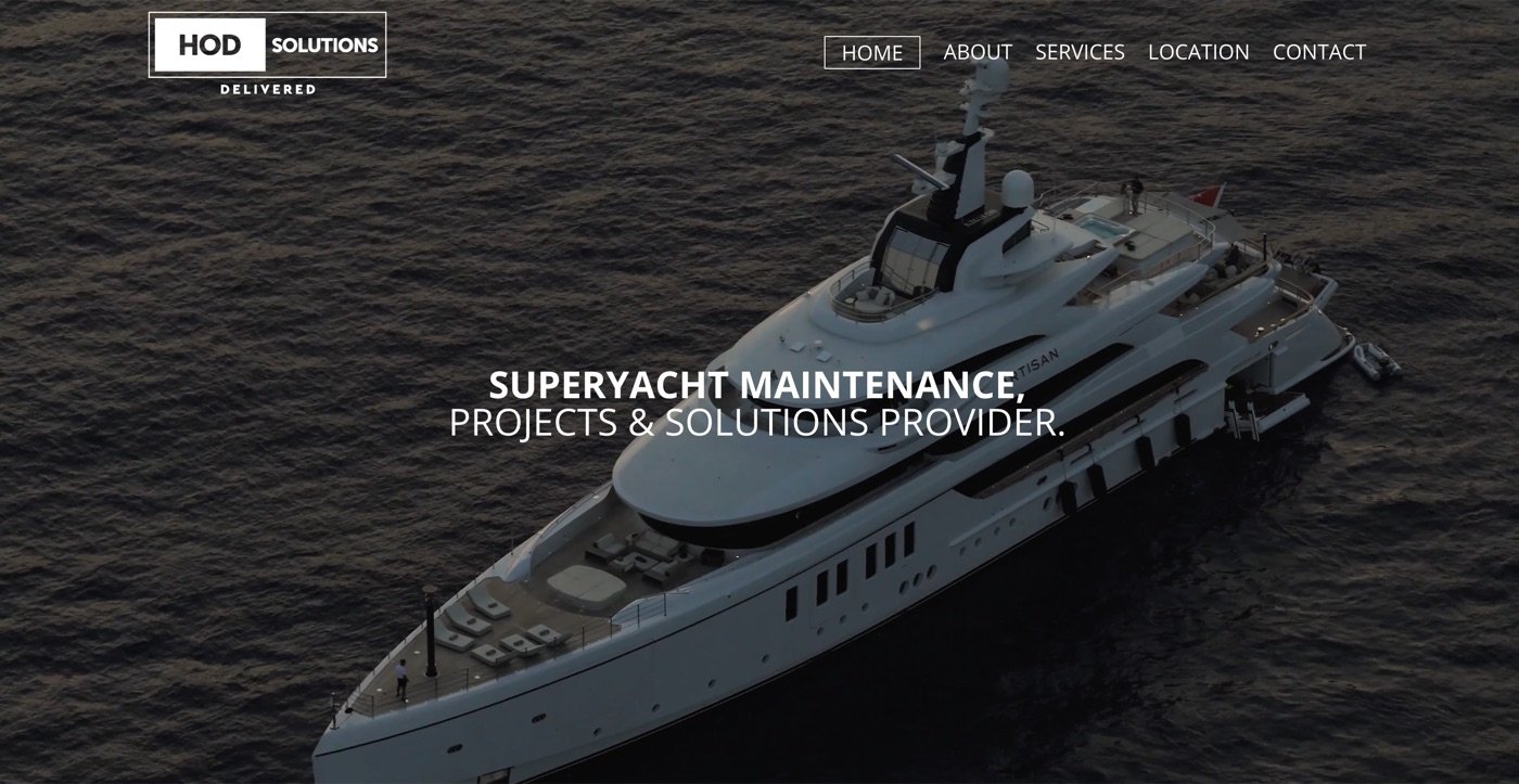 HOD Solutions website preview